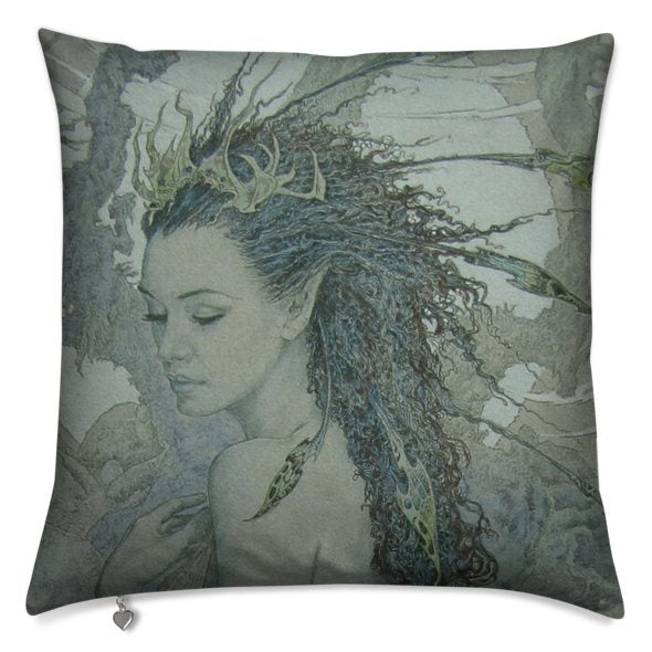 Moon Maiden Cushion by Ed Org