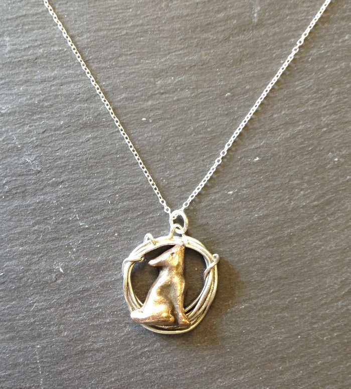 Moongazy Hare in Hoop Necklace