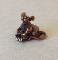 Miniature Mouse with Berry by David Meredith
