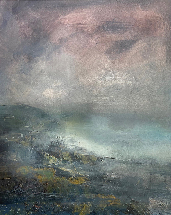 Newlyn Dreams - mixed media by Nicky Greenshields