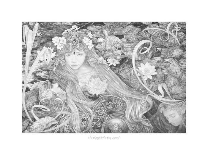 Nymph's Hunting Ground - Limited Edition Print by Ed Org