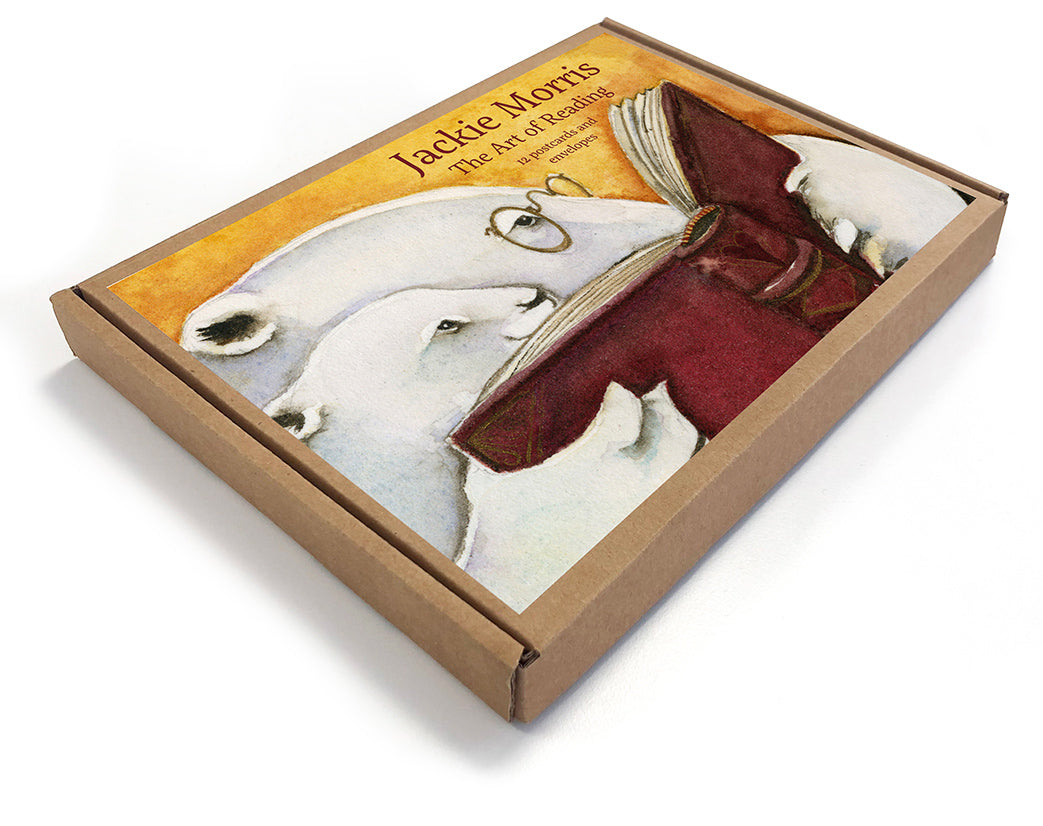 "Art of Reading" postcard pack by Jackie Morris
