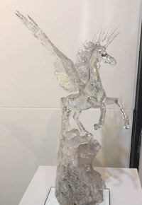 Pegasus - Glass Sculpture by Sandra Young