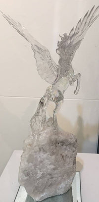 Pegasus - Glass Sculpture by Sandra Young