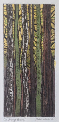 Poetry Forest I by Jean Edwards
