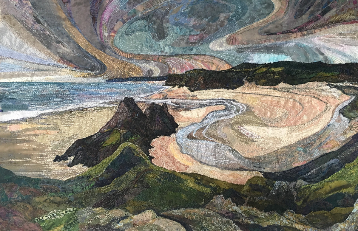 Back to Three Cliffs Bay - Signed Limited Edition Print by Rachel Wright