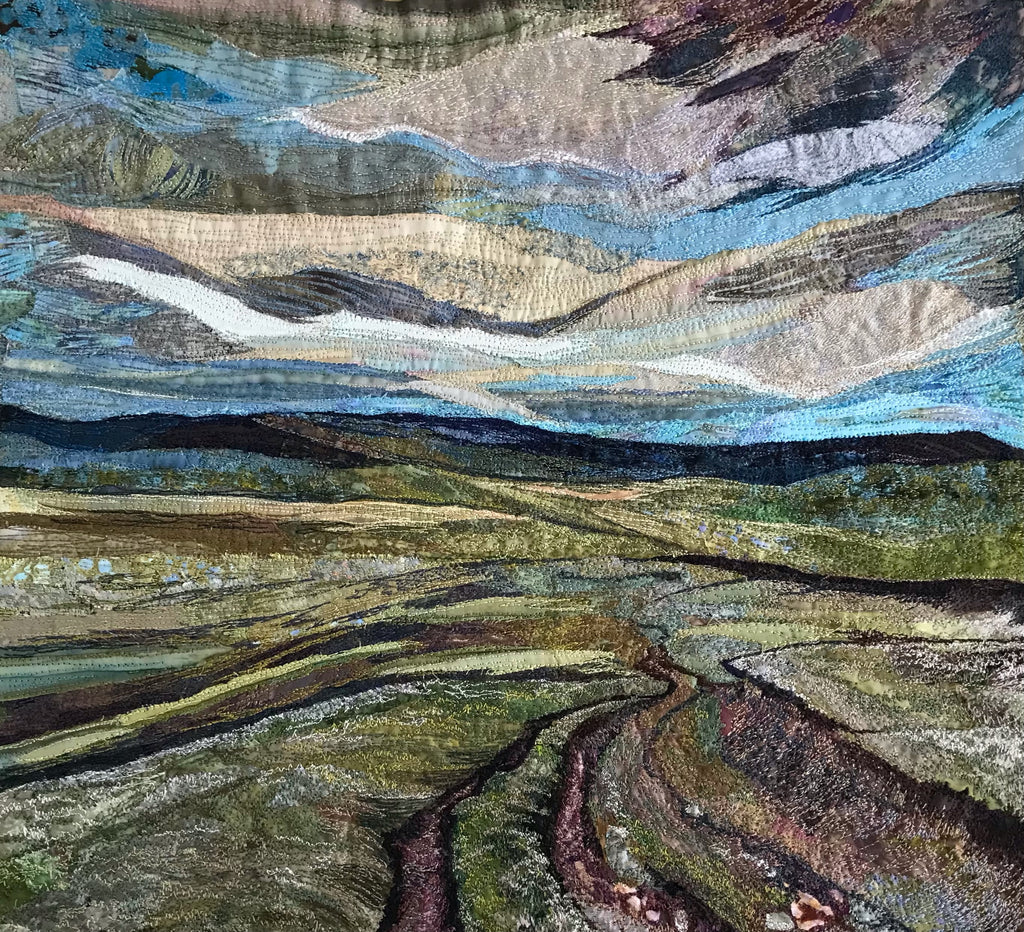 Into the Wild - textile art by Rachel Wright – Obsidian Art