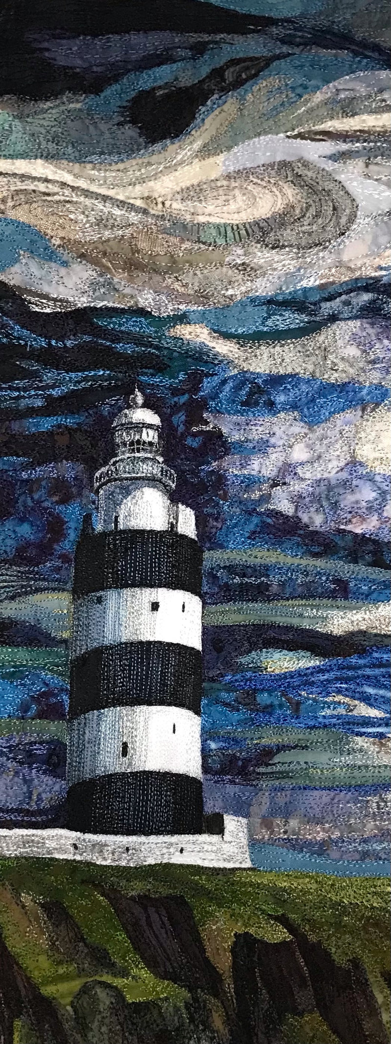 The Beacon - textile art by Rachel Wright