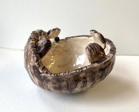 Handmade ceramic Hedgehog pot by Stephanie Beasley