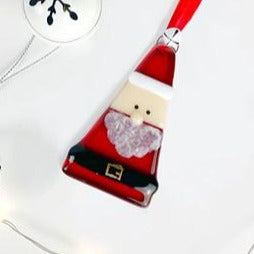 Santa Claus Glass Decoration by Marc Peters