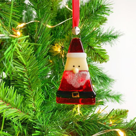 Santa Claus Glass Decoration by Marc Peters