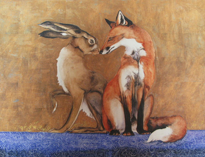 Space Between the Hare and the Fox by Jackie Morris