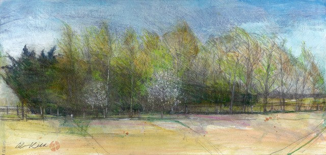 Spring Trees Thame by Alan Kidd