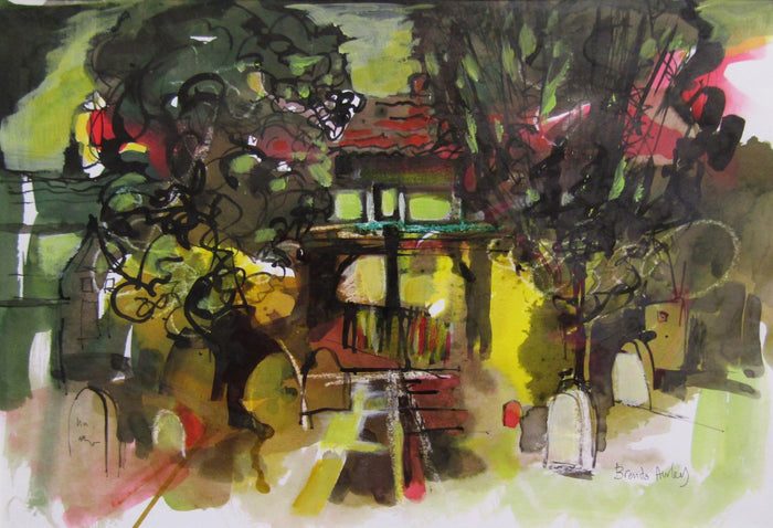 St.Giles Church Yard by Brenda Hurley