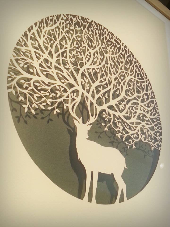 Stag - Laser-Cut by Paper Panda
