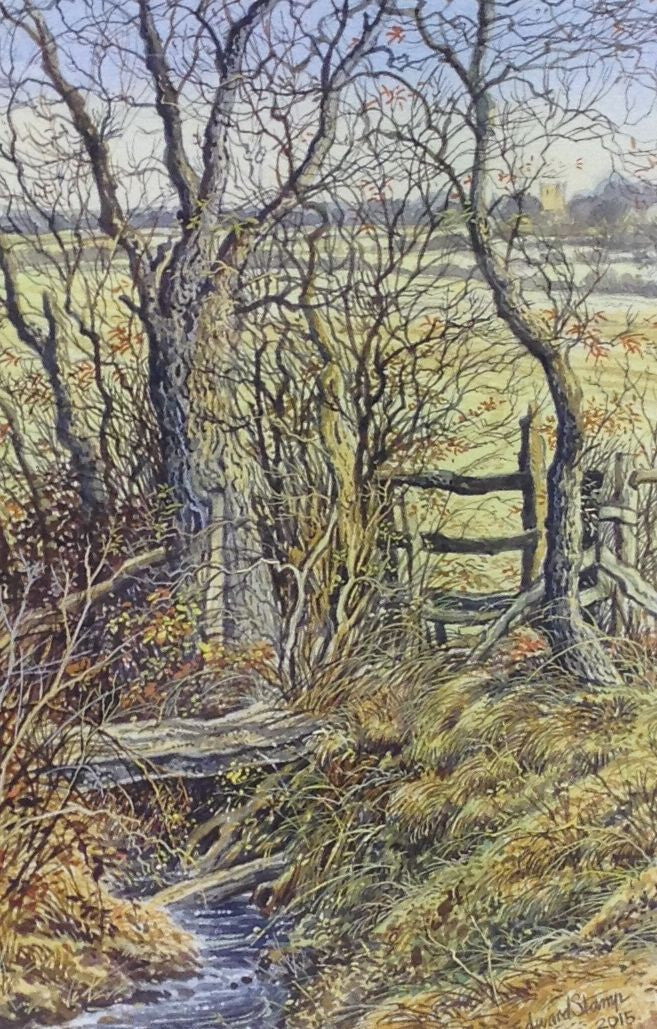 Stile by the Stream by Edward Stamp