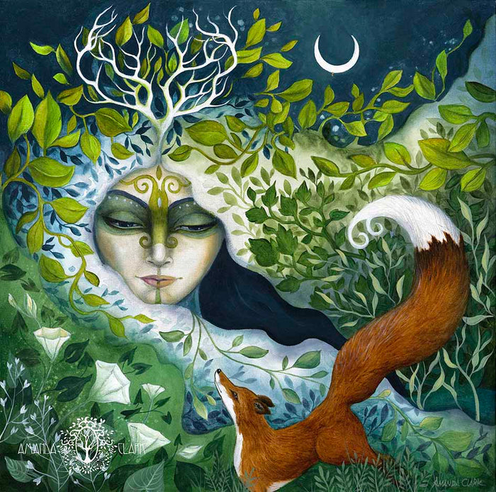 Tara - original acrylic painting on canvas by Amanda Clark