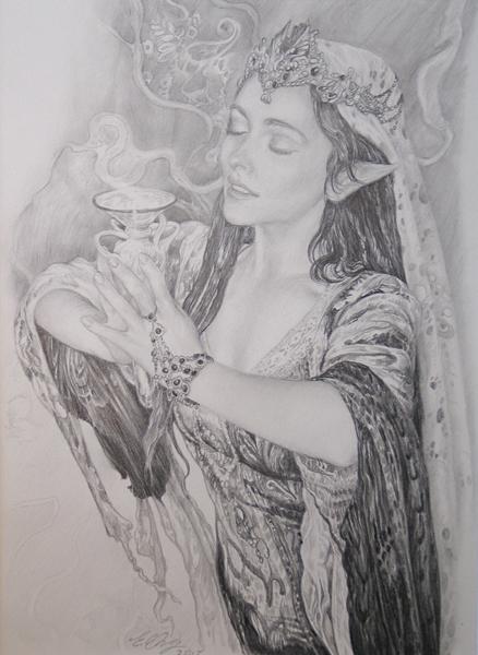 The Spell (signed print) by Ed Org – Obsidian Art