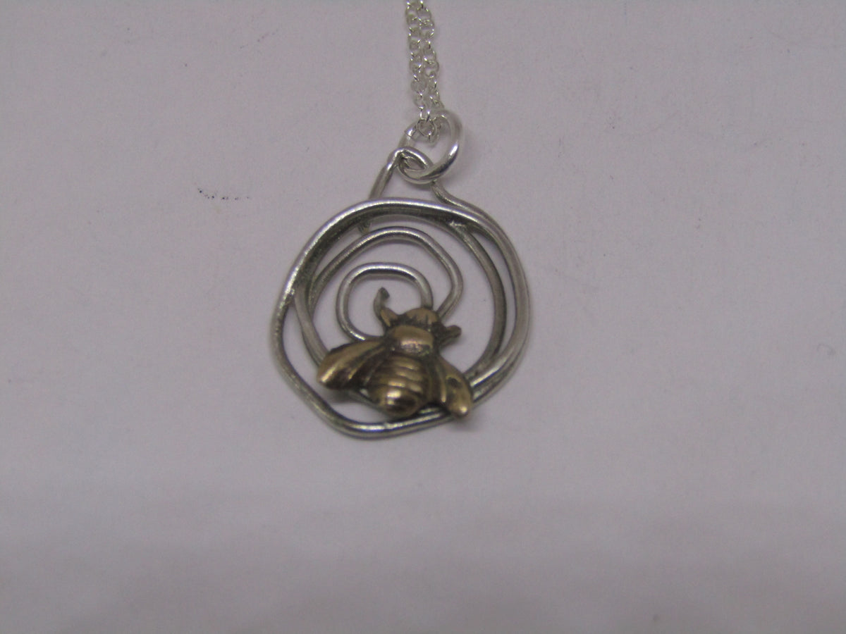 Small clearance bee necklace