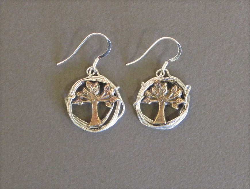 Tree in Hoop Earrings by Xuella Arnold