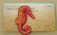 Seahorse Embroidered Brooch by Vikki Lafford Garside