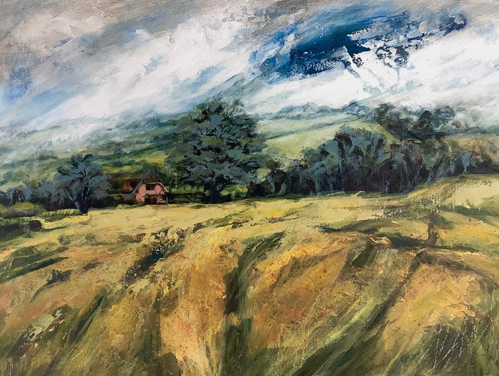 In the Breeze Brill Common original acrylic painting by Victoria Reynolds