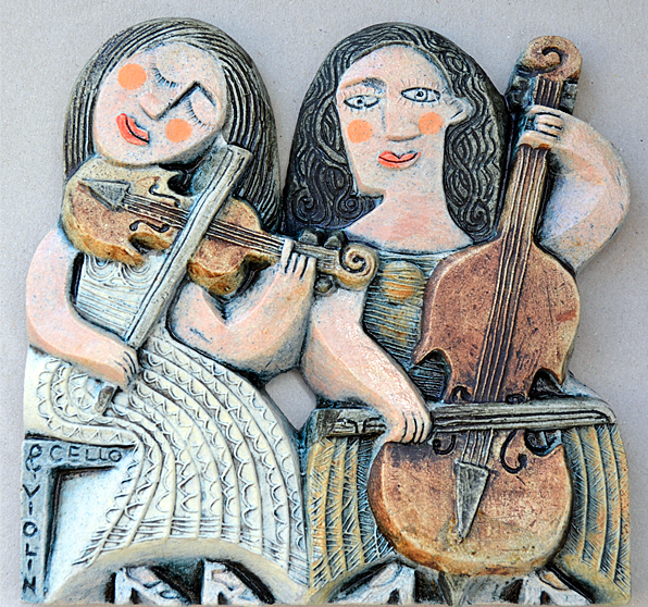 Violin and Cello by Hilke MacIntyre