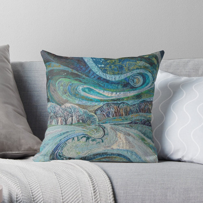 A Winters Tale cushion by Rachel Wright