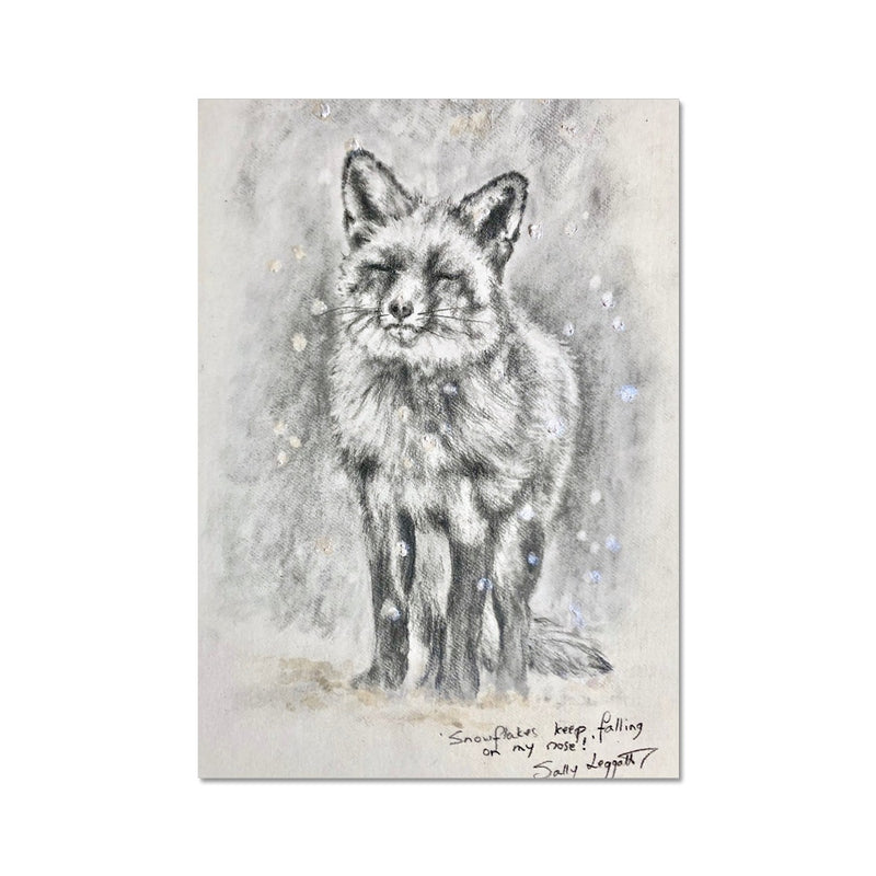 Snowflake Fox Fine Art Print