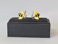 Bumble Bee Design, Pewter Cufflink