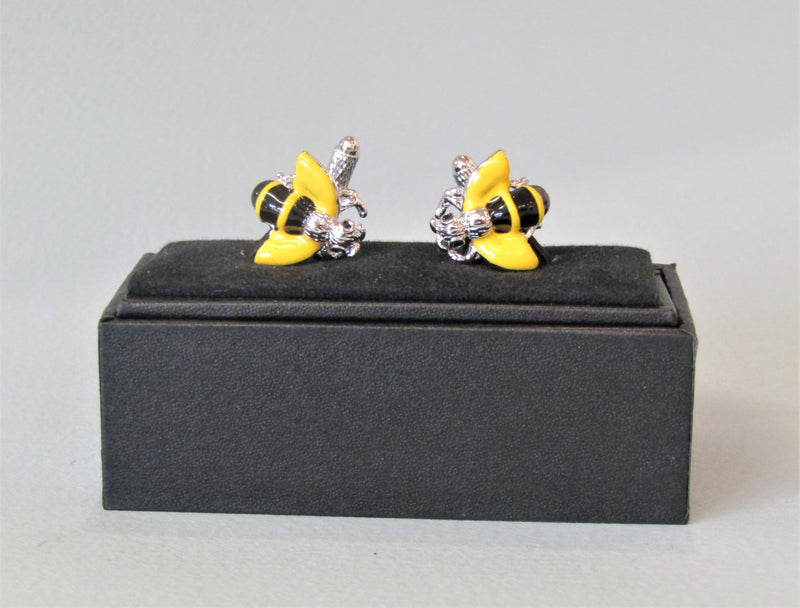 Bumble Bee Design, Pewter Cufflink