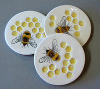 Bee Coasters - Stephanie Beasley