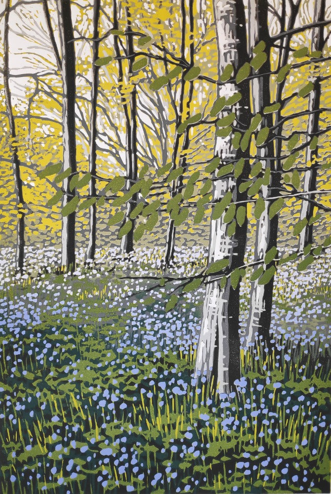 Linocut by Alexandra Buckle