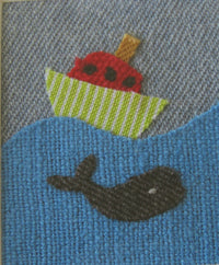 Boat and Whale by Catherine Bell
