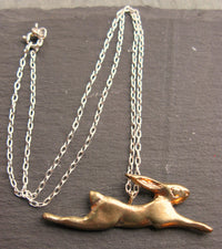 Bronze Hare Necklace - Xuella Arnold