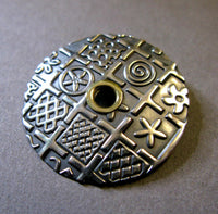 Oxidised Brooch by John Field