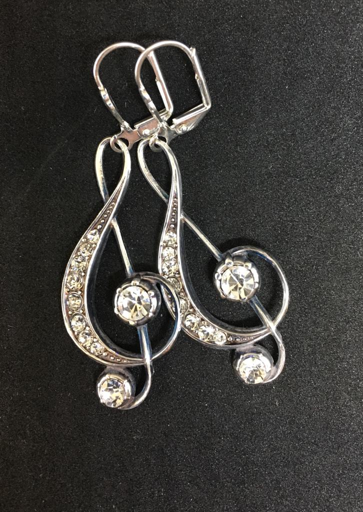Jess Lelong Diamante Earrings