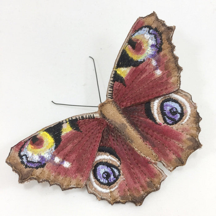 Peacock Butterfly Brooch by Vikki Lafford Garside