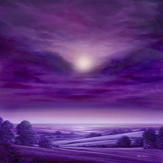 The Lilac Walk- Original Painting by Mark Duffin