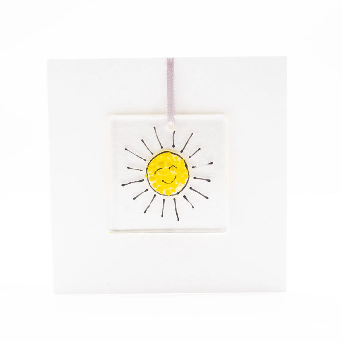 Sunshine Glass Decoration card