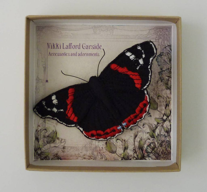 Red Admiral Butterfly by Vikki Lafford Garside