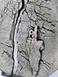 Hand-Carved Fissure Ceramic by Jeremy White