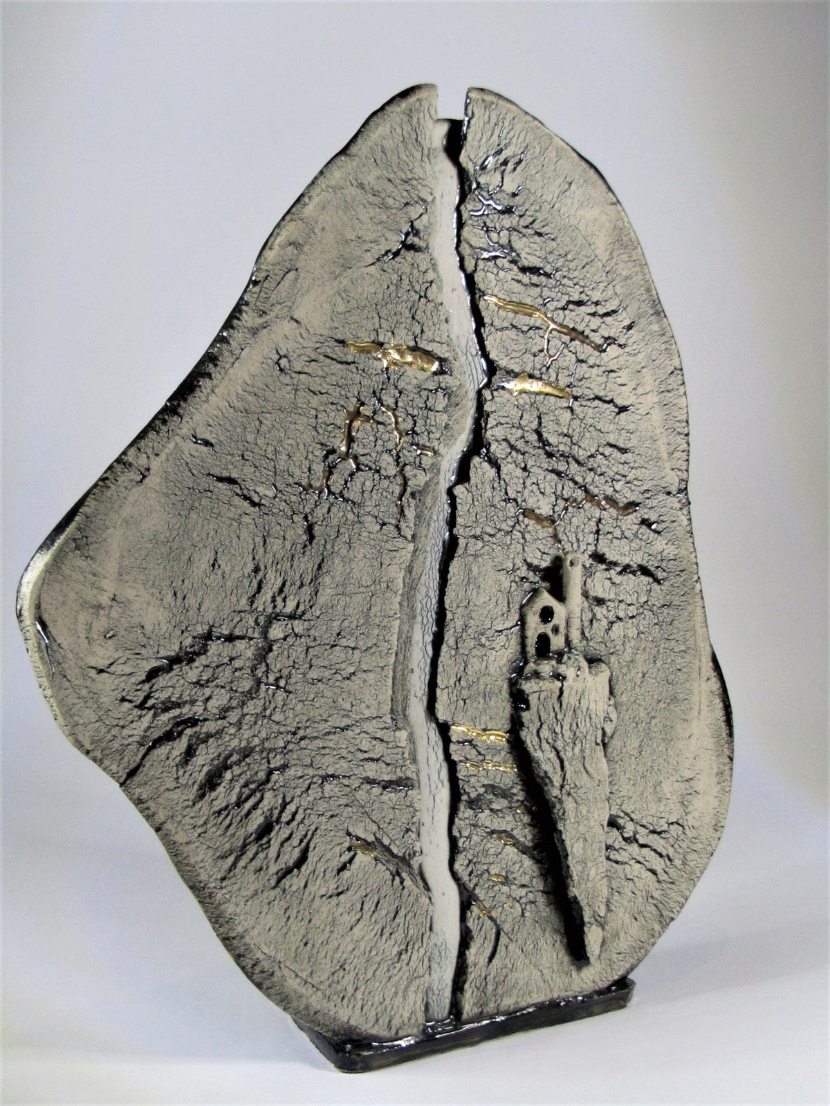 Hand-Carved Fissure Ceramic by Jeremy White