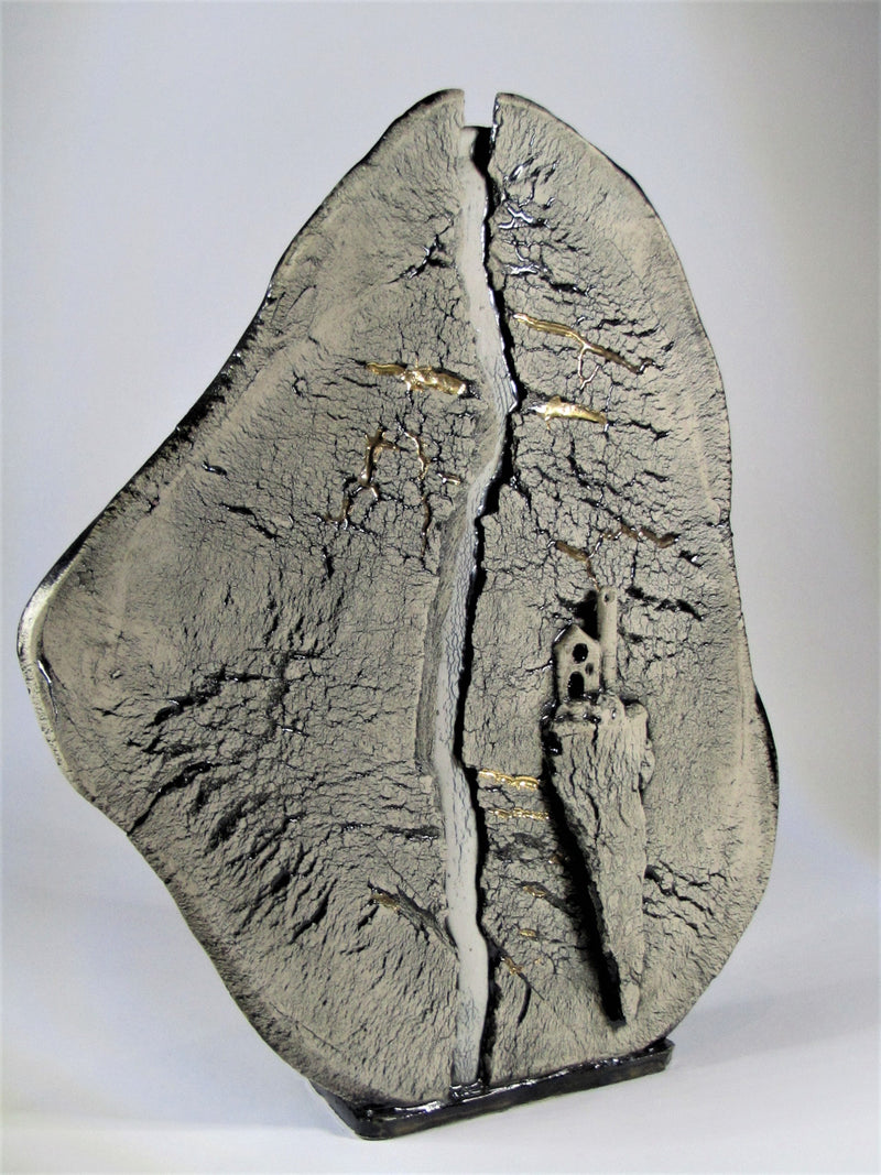 Hand-Carved Fissure Ceramic by Jeremy White