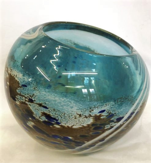 Large Glass Bowl by Martin Andrews