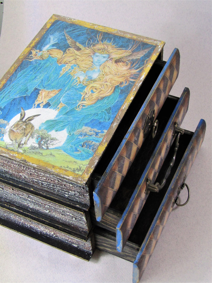 Jewellery Drawers by Monika Maksym features Ed Org Artwork