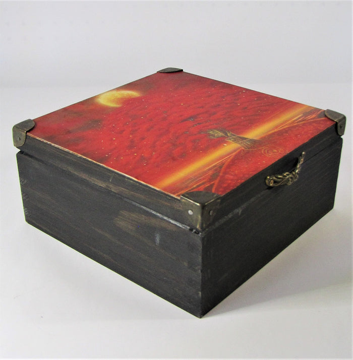 Compartment Box by Monika Maksym features Mark Duffin Artwork