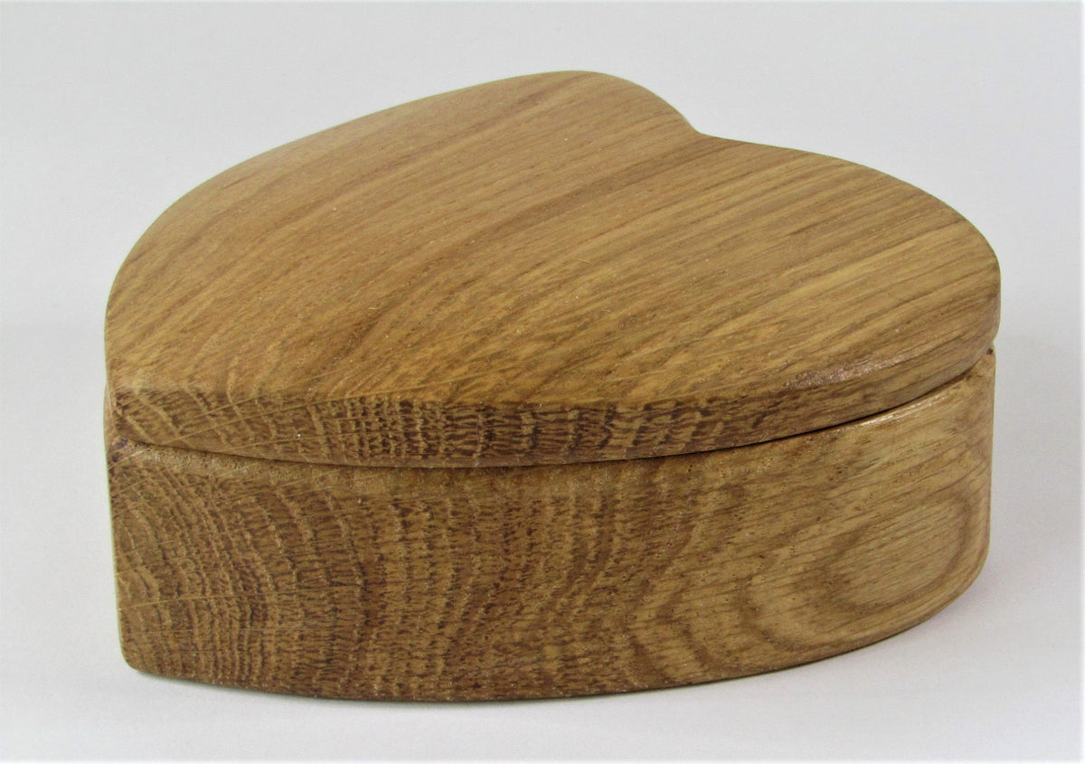 Small Wooden Heartfelt Box by Martin Stephenson