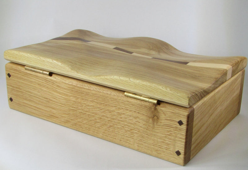 Wooden Wave Chest by Martin Stephenson