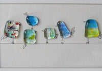 Fused Glass with Illustration by Niko Brown